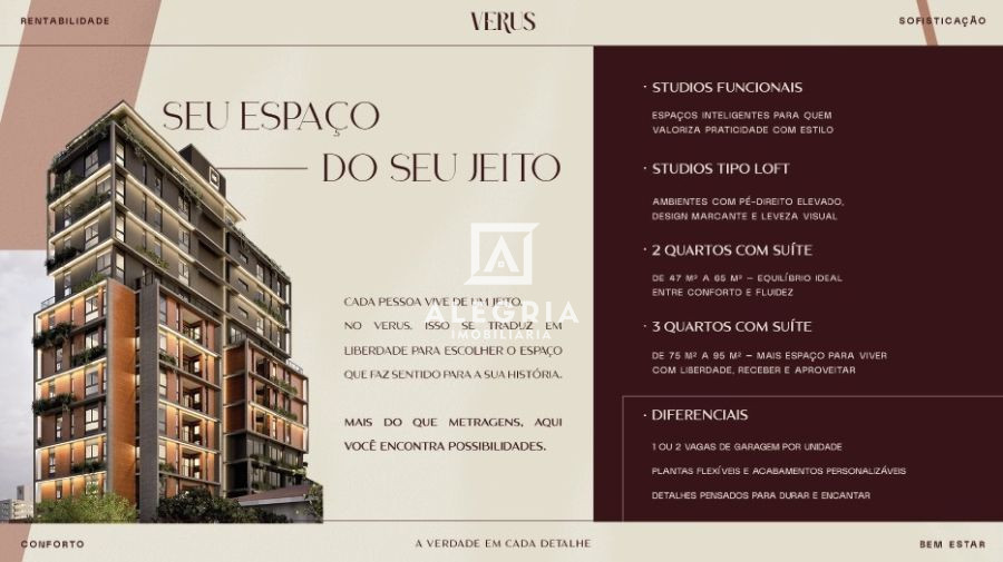 Lindo Apartamento Contendo 02 Dormitórios no Centro em São José dos Pinhais