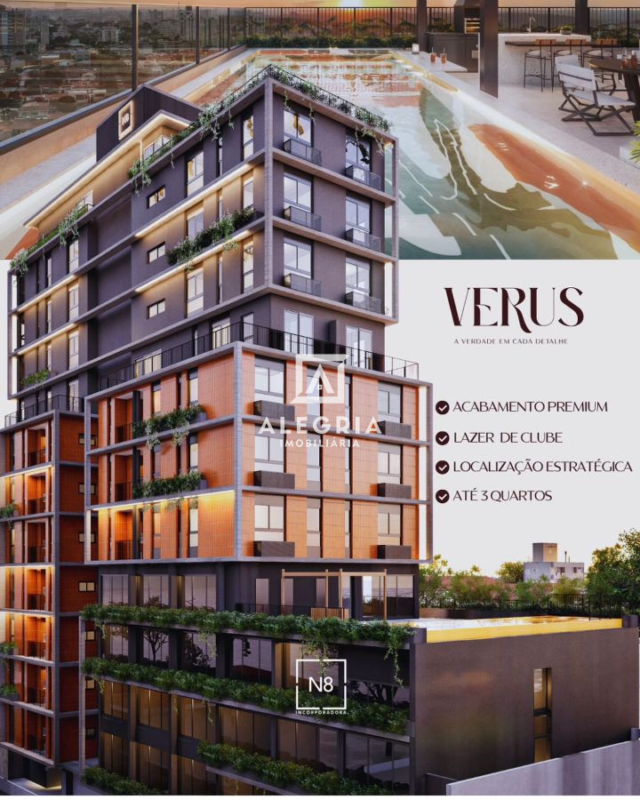 Lindo Apartamento Contendo 02 Dormitórios no Centro em São José dos Pinhais