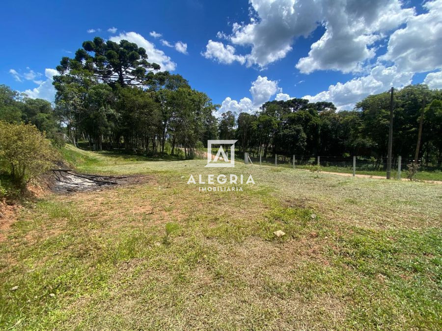 Linda chácara de esquina arborizada pronta para construção na Borda do Campo em São José dos Pinhais