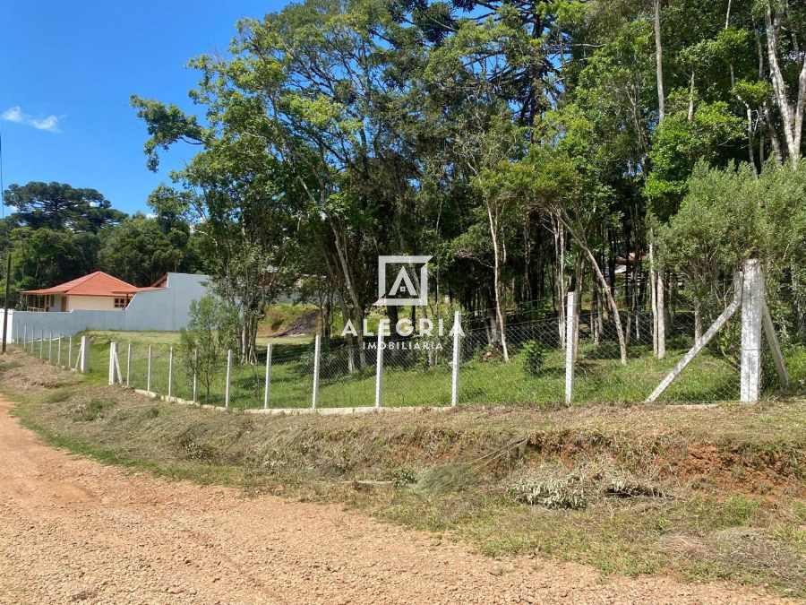 Linda chácara de esquina arborizada pronta para construção na Borda do Campo em São José dos Pinhais