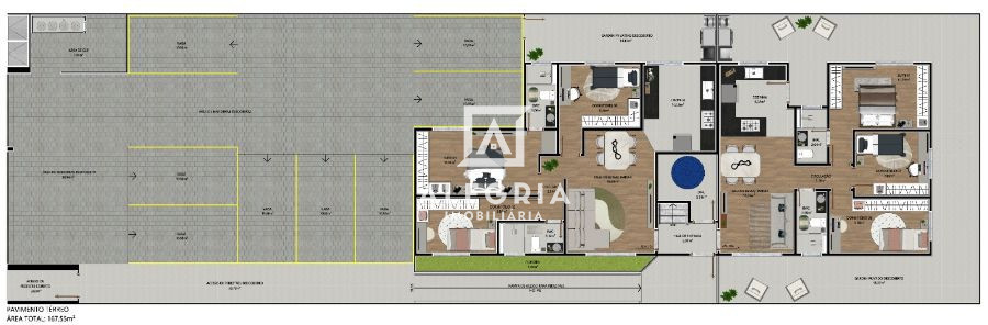 Lindo Apartamento no bairro Cidade Jardim em São José dos Pinhais