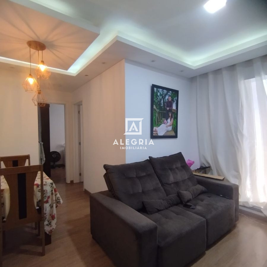 Apartamento 2 dormitórios  semi mobiliario no bairro Colonia Rio Grande em São José dos Pinhais