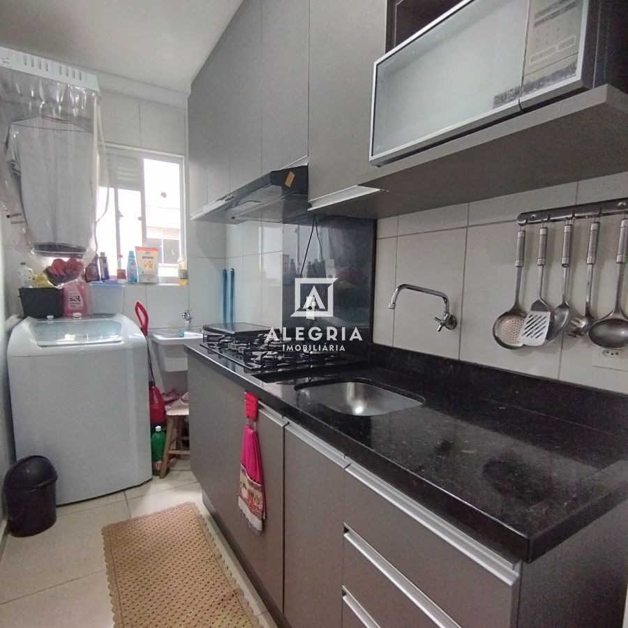 Apartamento 2 dormitórios  semi mobiliario no bairro Colonia Rio Grande em São José dos Pinhais