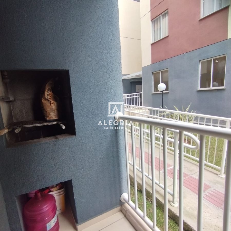 Apartamento 2 dormitórios  semi mobiliario no bairro Colonia Rio Grande em São José dos Pinhais