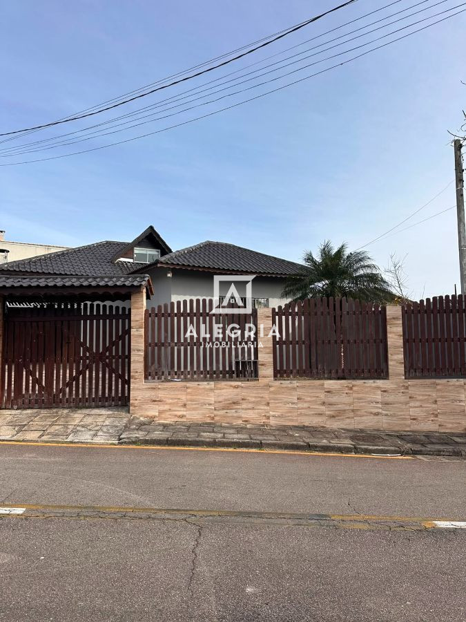 Linda casa 2 dormitórios sendo 1 suíte bairro Águas Belas em São José dos Pinhais
