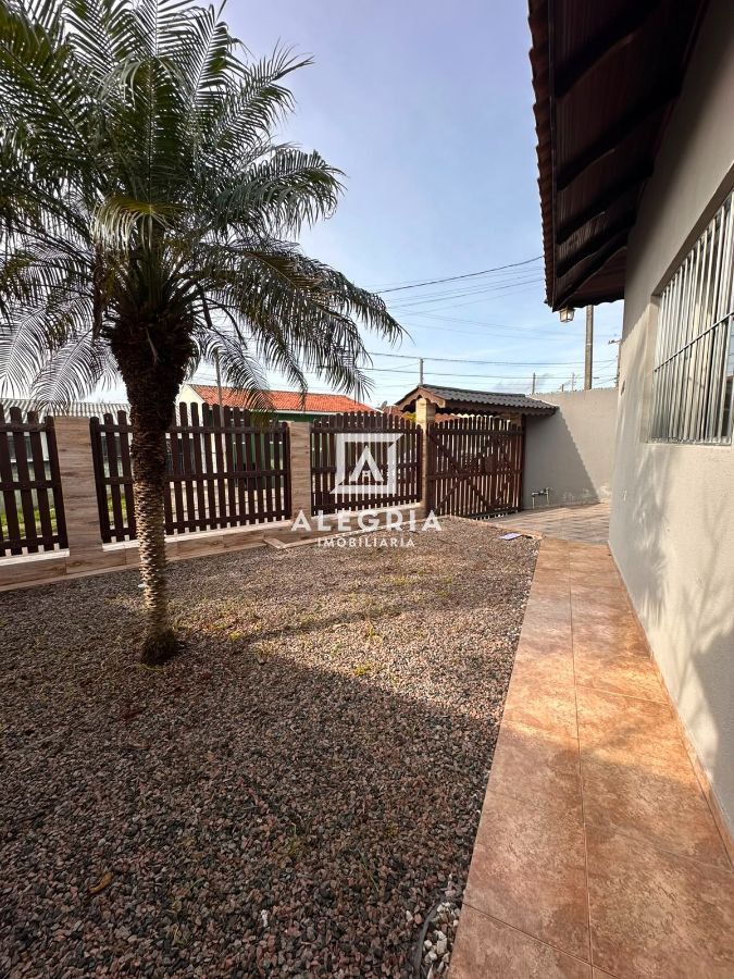 Linda casa 2 dormitórios sendo 1 suíte bairro Águas Belas em São José dos Pinhais