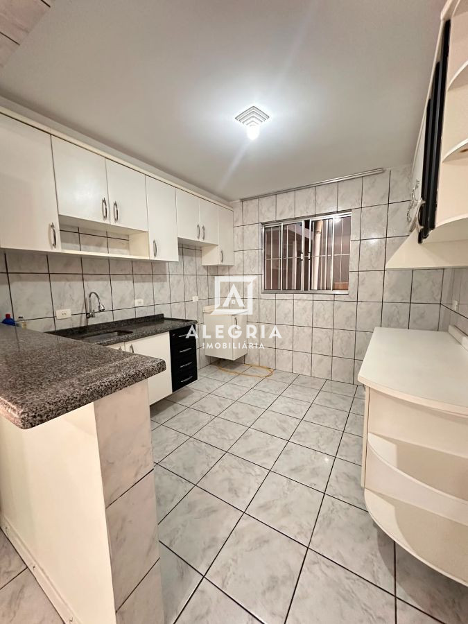 Linda casa 2 dormitórios sendo 1 suíte bairro Águas Belas em São José dos Pinhais