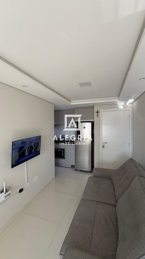 Lindo Apartamento Semi Mobiliado Contendo 02 Dormitórios no Afonso Pena em São José dos Pinhais
