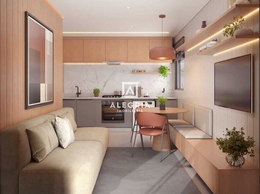 Lindo apartamento no bairro Bom Jesus em São José dos Pinhais