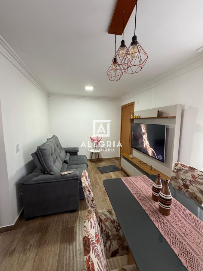 Lindo Apartamento Semi Mobiliado 02 Dormitórios no Residencial Casa Blanca em São José dos Pinhais