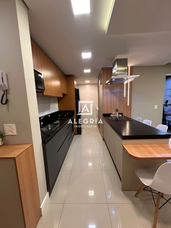 Lindo Apartamento Semi Mobiliado com 3 Dormitórios sendo 1 suíte, localizado no bairro Afonso Pena em São José dos Pinhais