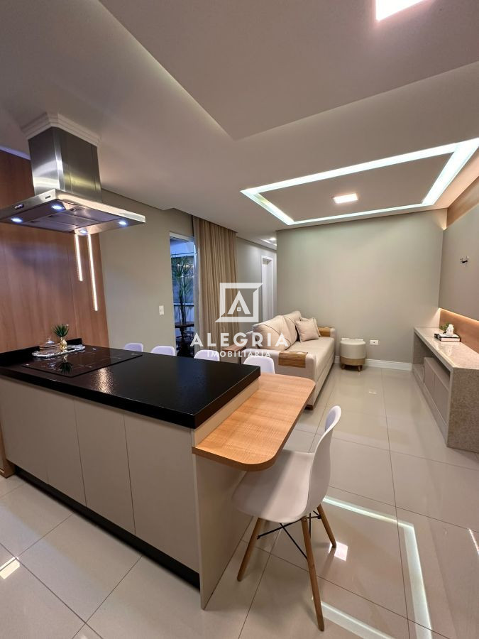 Lindo Apartamento Semi Mobiliado com 3 Dormitórios sendo 1 suíte, localizado no bairro Afonso Pena em São José dos Pinhais