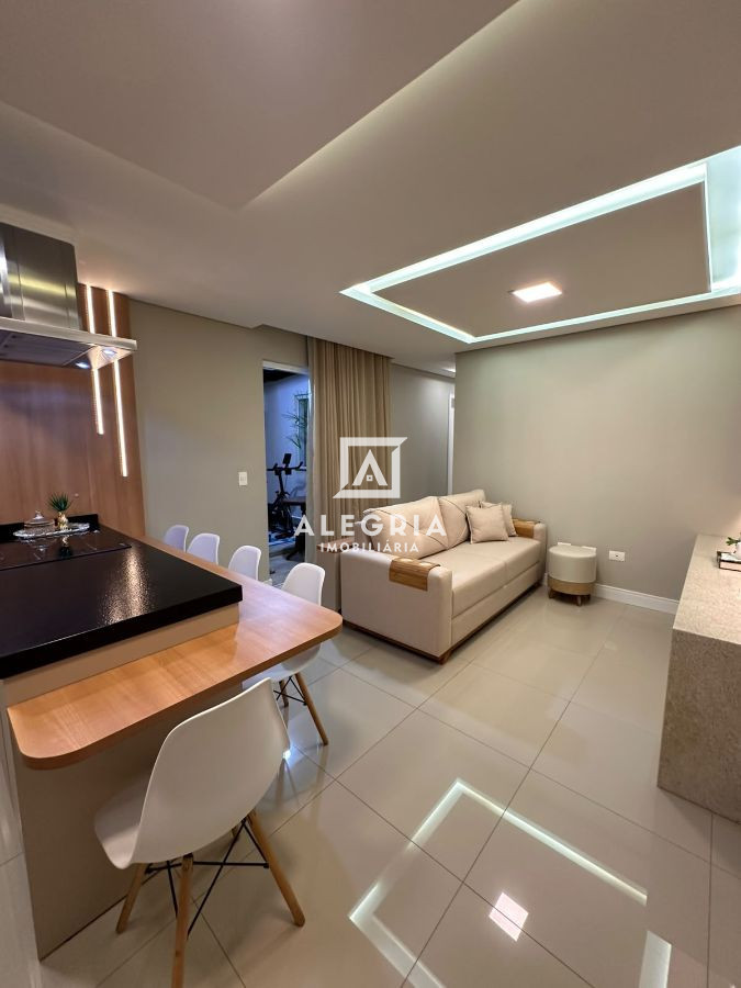 Lindo Apartamento Semi Mobiliado com 3 Dormitórios sendo 1 suíte, localizado no bairro Afonso Pena em São José dos Pinhais