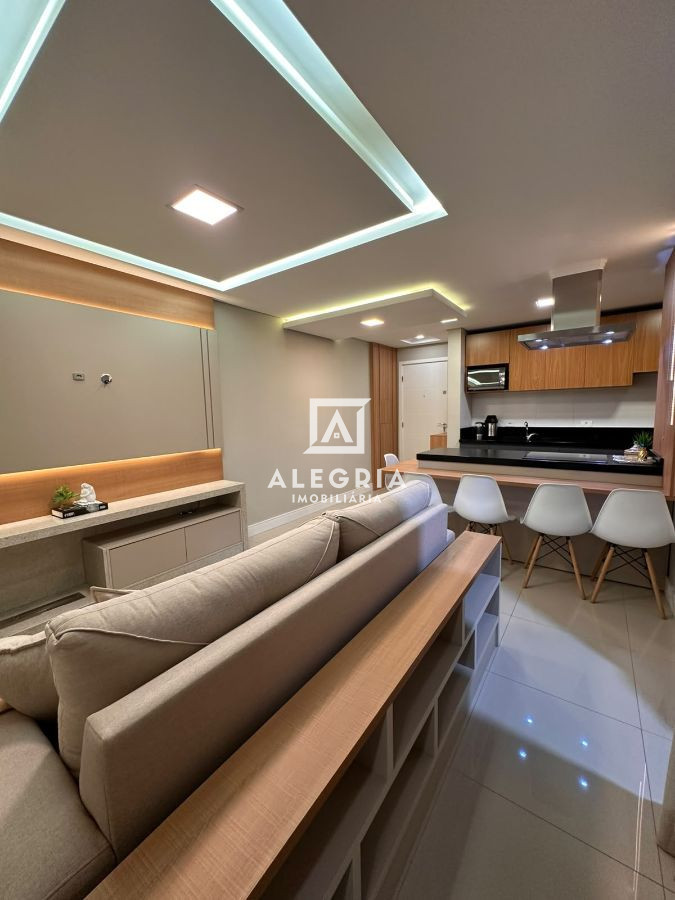 Lindo Apartamento Semi Mobiliado com 3 Dormitórios sendo 1 suíte, localizado no bairro Afonso Pena em São José dos Pinhais