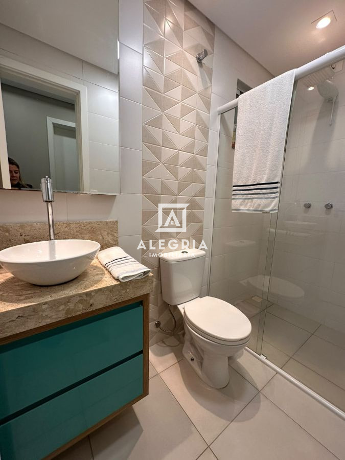 Lindo Apartamento Semi Mobiliado com 3 Dormitórios sendo 1 suíte, localizado no bairro Afonso Pena em São José dos Pinhais