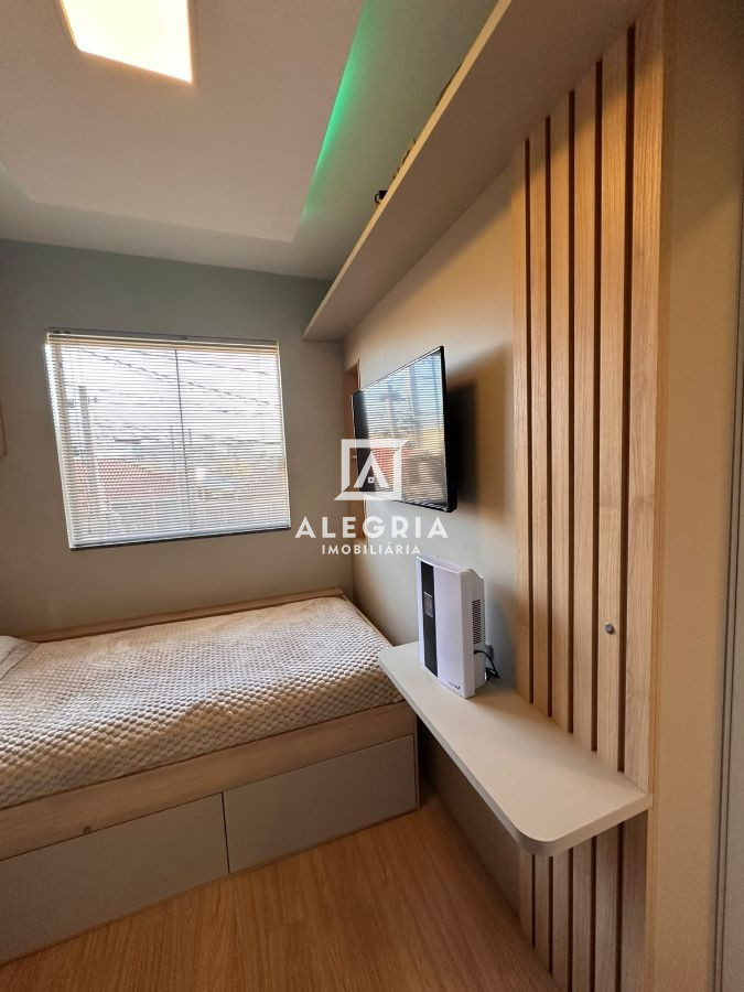 Lindo Apartamento Semi Mobiliado com 3 Dormitórios sendo 1 suíte, localizado no bairro Afonso Pena em São José dos Pinhais
