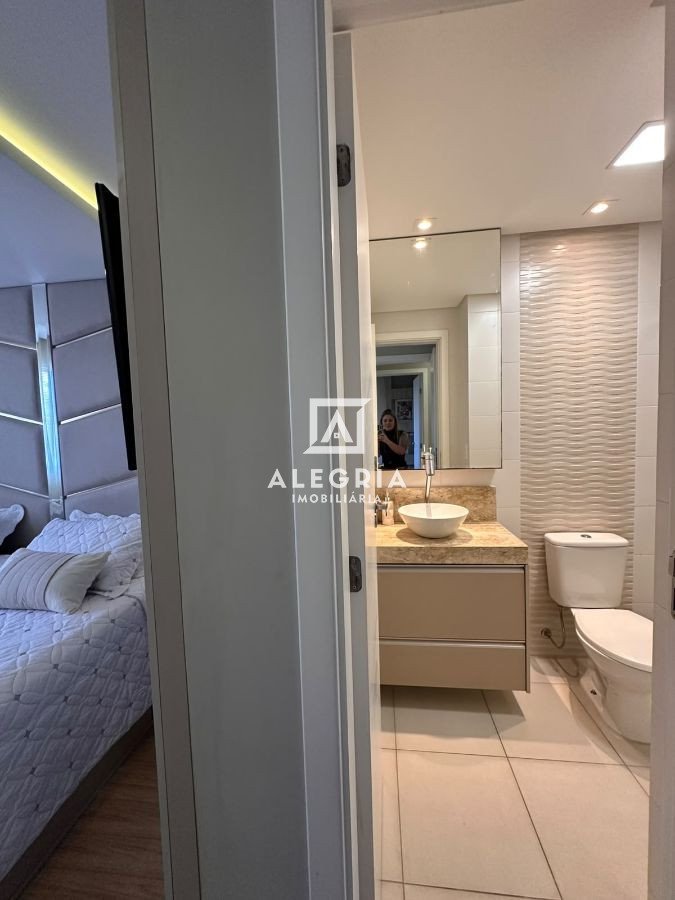 Lindo Apartamento Semi Mobiliado com 3 Dormitórios sendo 1 suíte, localizado no bairro Afonso Pena em São José dos Pinhais
