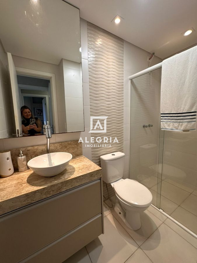 Lindo Apartamento Semi Mobiliado com 3 Dormitórios sendo 1 suíte, localizado no bairro Afonso Pena em São José dos Pinhais