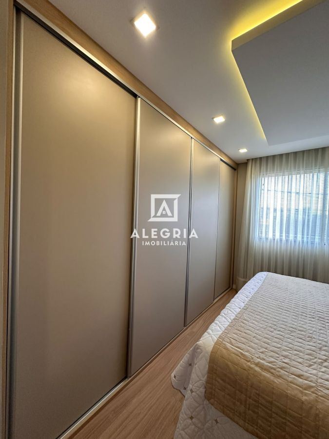 Lindo Apartamento Semi Mobiliado com 3 Dormitórios sendo 1 suíte, localizado no bairro Afonso Pena em São José dos Pinhais