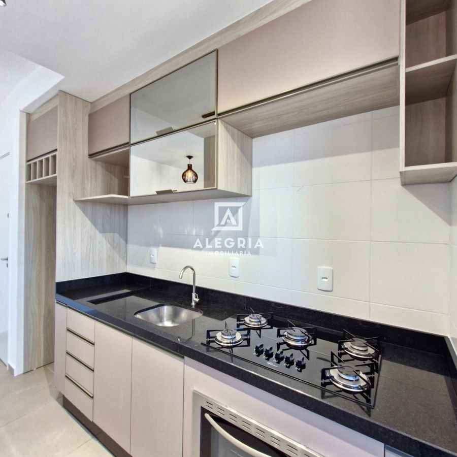 Lindo Apartamento Semi Mobiliado Contendo 02 Dormitórios no Afonso Pena em São José dos Pinhais