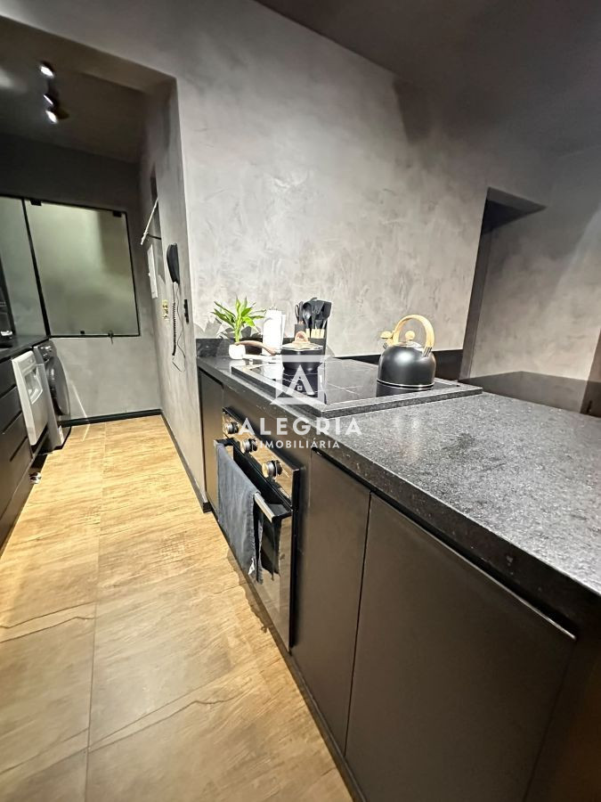 Apartamento 3 dormitórios sendo 1 suíte semi mobiliado no bairro Afonso Pena em São José dos Pinhais