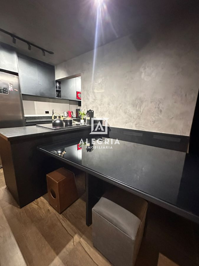 Apartamento 3 dormitórios sendo 1 suíte semi mobiliado no bairro Afonso Pena em São José dos Pinhais