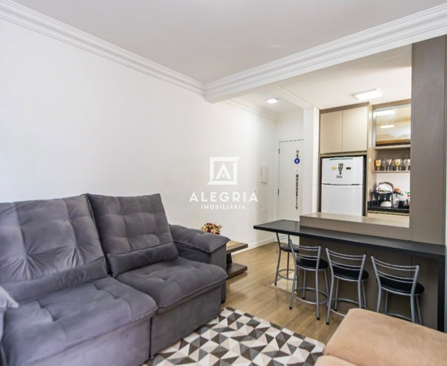 Apartamento semi mobiliado 3 dormitórios sendo 1 suíte no bairro Cidade Jardim em São José dos Pinhais