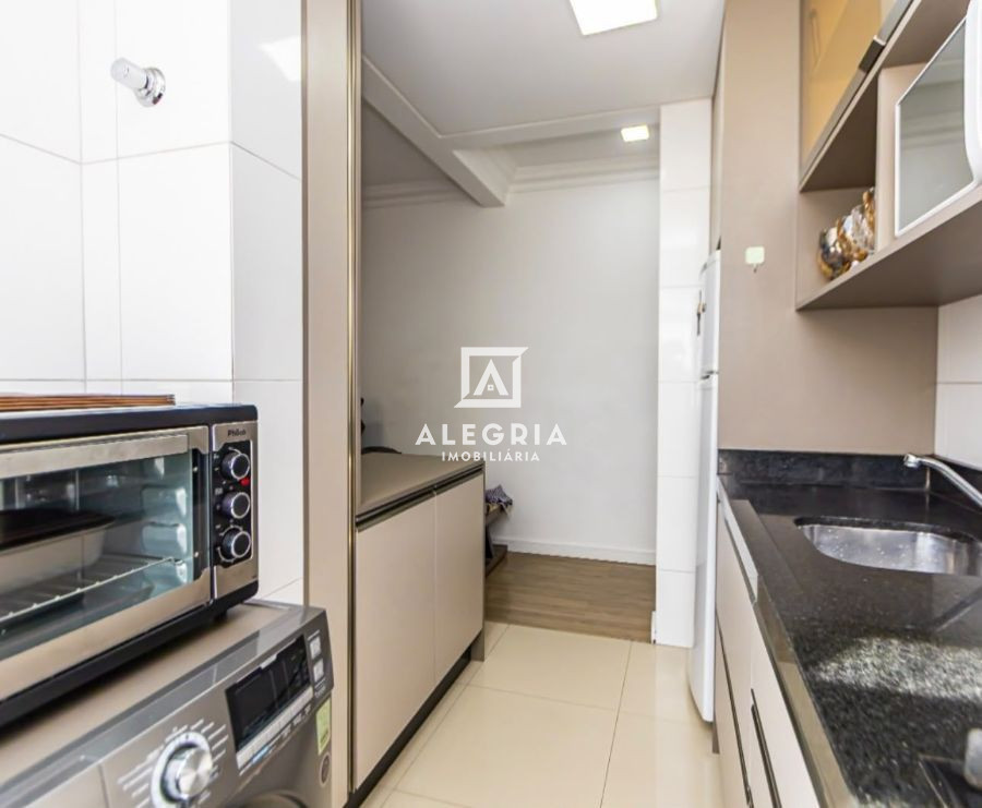 Apartamento semi mobiliado 3 dormitórios sendo 1 suíte no bairro Cidade Jardim em São José dos Pinhais