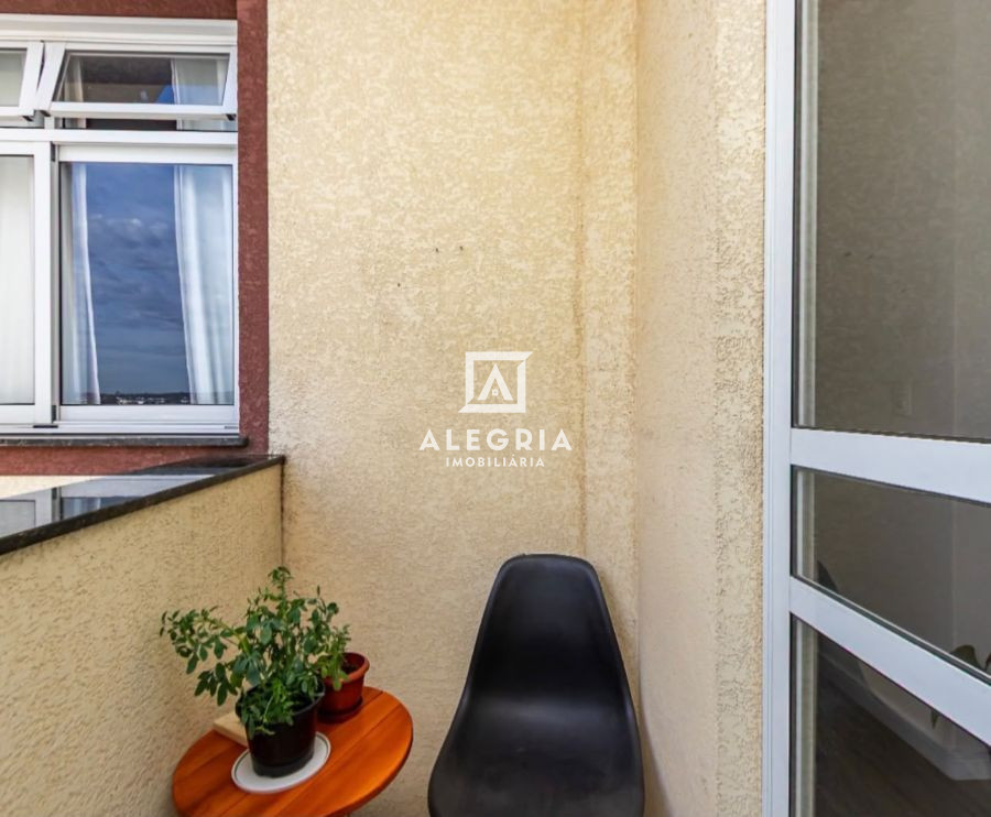 Apartamento semi mobiliado 3 dormitórios sendo 1 suíte no bairro Cidade Jardim em São José dos Pinhais