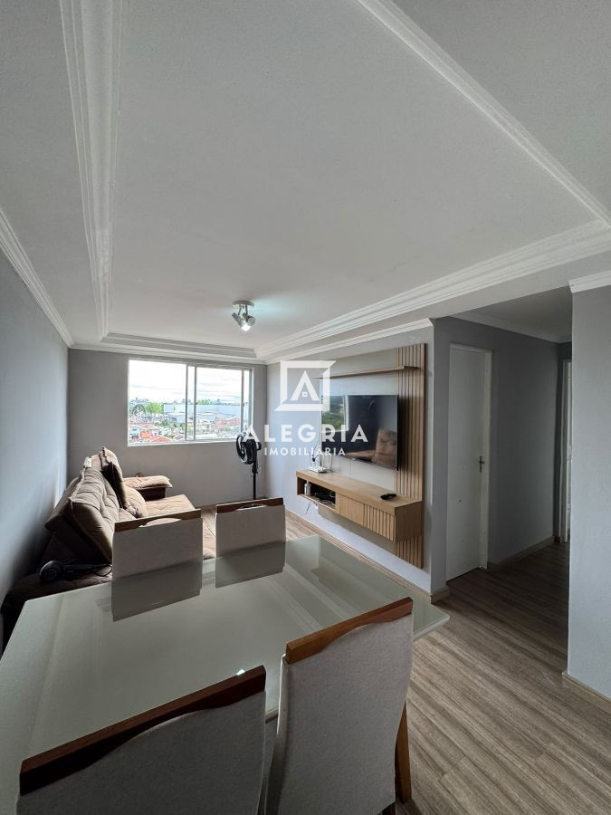 Lindo Apartamento 02 Dormitórios na Colonia Rio Grande Semi Mobiliado em São José dos Pinhais